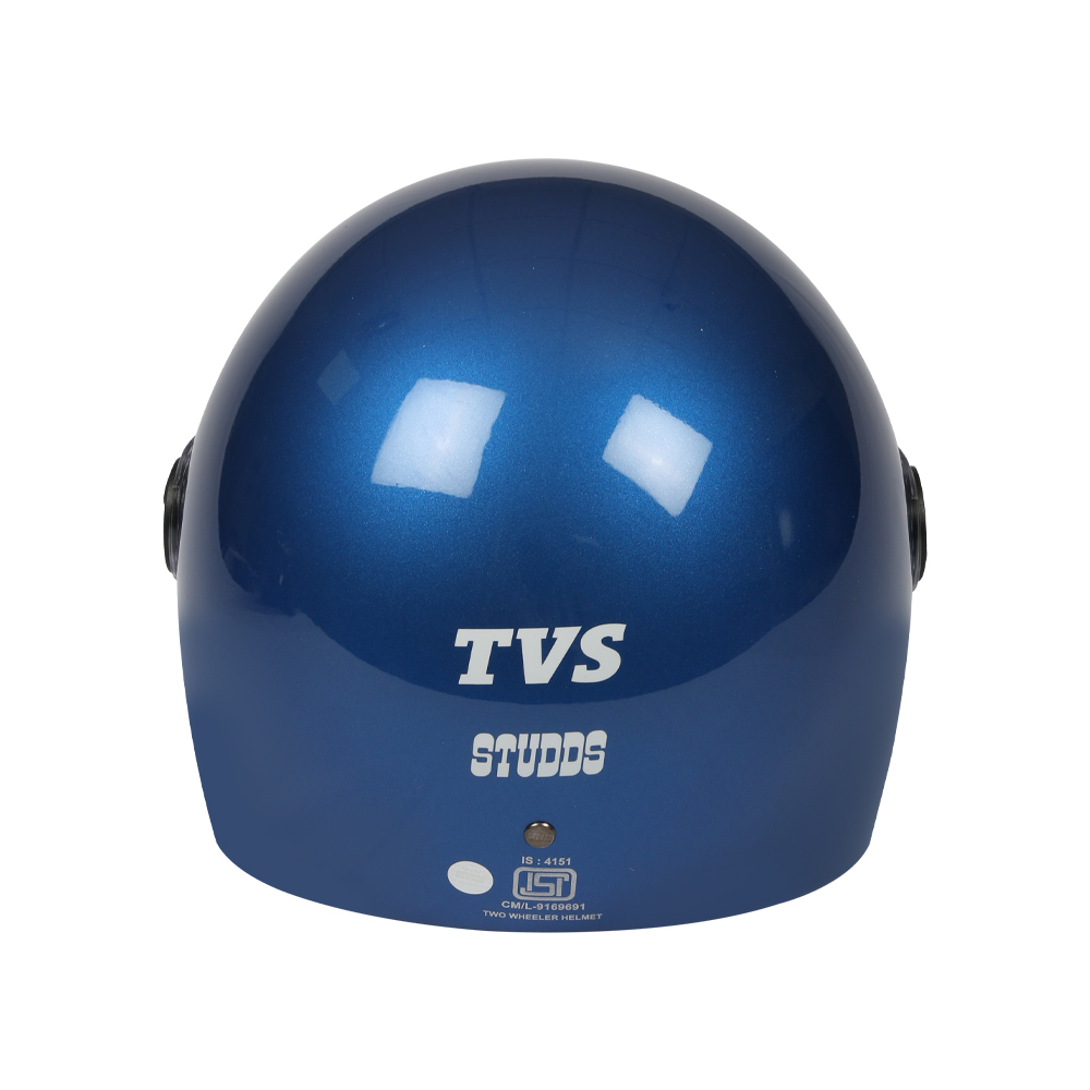 TVS Full Face Helmet Blue - Protection for Motorbike Riders